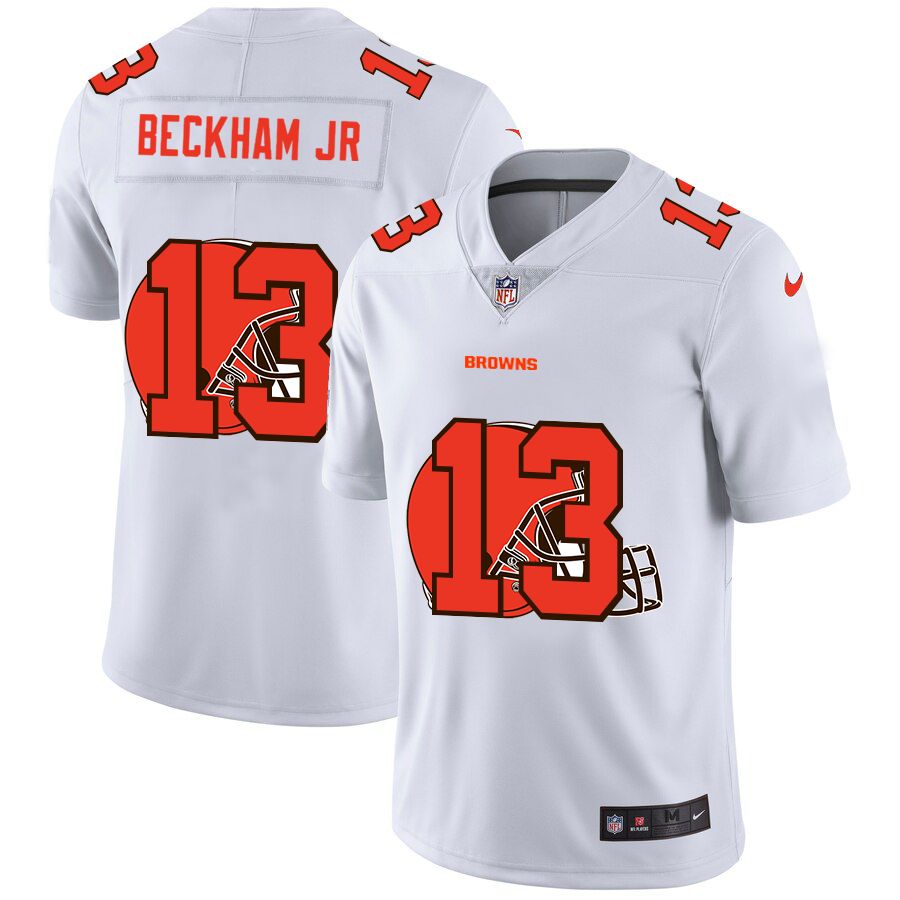 2020 New Men New Nike Cleveland Browns 13 Beckham jr Brown  Limited NFL Nike jerseys